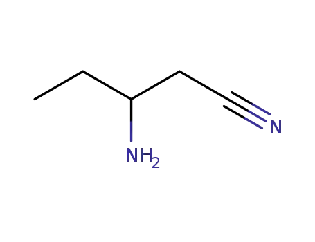 Molecular Structure of 75405-06-0 (3-AMINOPENTANENITRILE)