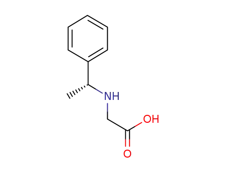 Molecular Structure of 78397-14-5 (2-[((1S)-1-phenylethyl)amino]acetic Acid)