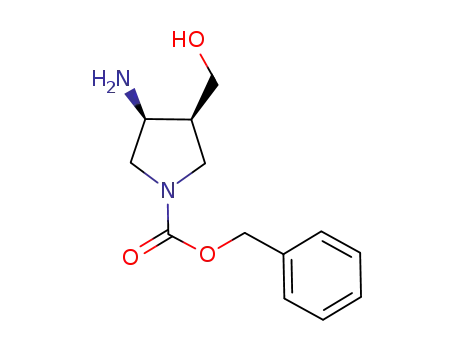Benzyl (3S,4S)-3-amino-4-(hydroxymethyl)pyrrolidine-1-carboxylate