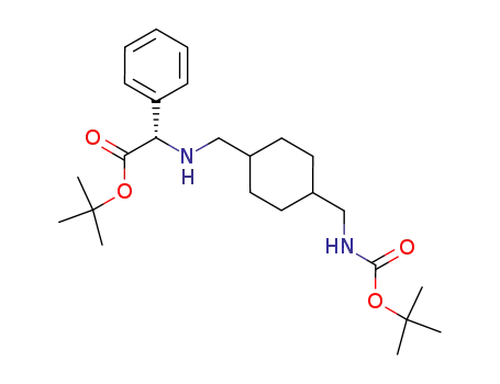 (S)-{[4-(tert-butoxycarbonylamino-methyl)-cyclohexylmethyl]-amino}-phenyl-acetic acid tert-butyl ester
