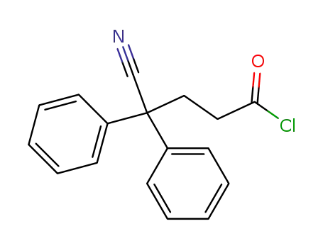 4-cyano-4,4-diphenylbutanoyl chloride