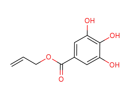 Molecular Structure of 125740-31-0 (Benzoic acid, 3,4,5-trihydroxy-, 2-propenyl ester)