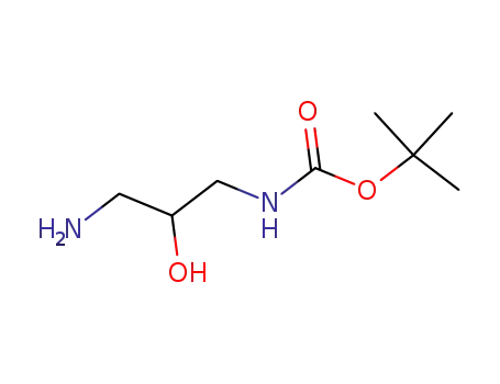 Molecular Structure of 144912-84-5 (N-BOC-1,3-DIAMINO-2-PROPANOL)