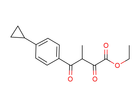 4-(4-cyclopropylphenyl)-3-methyl-2,4-dioxobutyric acid ethyl ester