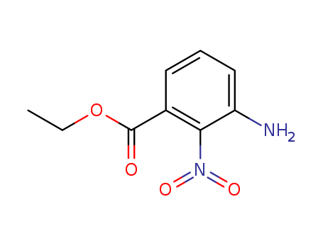 Benzoic acid, 3-amino-2-nitro-, ethyl ester (9CI)