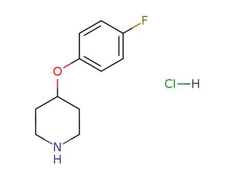 Piperidine, 4-(4-fluorophenoxy)-, hydrochloride