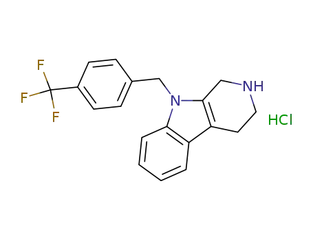 9-{[4-(Trifluoromethyl)phenyl]methyl}-1,3,4,9-tetrahydro-2H-pyrido[3,4-b]-indole Mono Hydrochloride