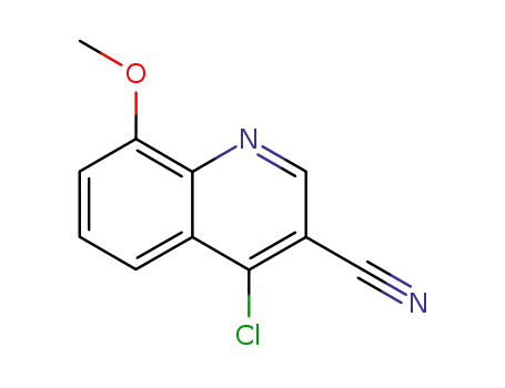 4-클로로-8-메톡시-퀴놀린-3-탄소니트릴