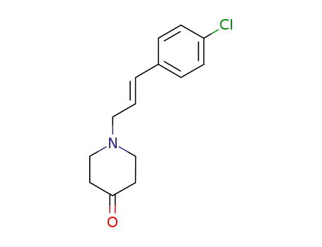 4-Piperidinone, 1-[(2E)-3-(4-chlorophenyl)-2-propenyl]-
