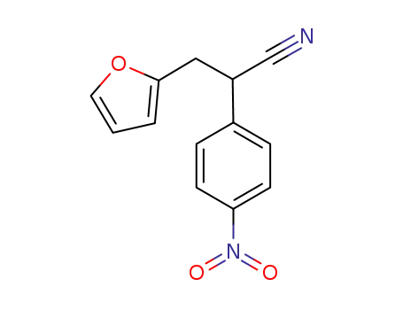 3-(furan-2-yl)-2-(4-nitrophenyl)propanenitrile