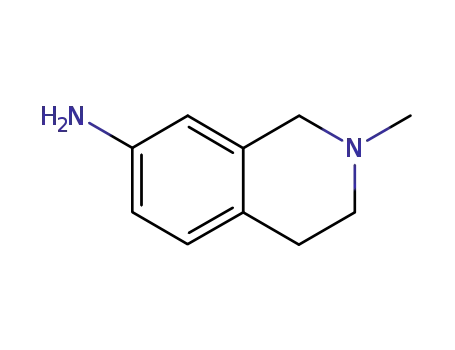 Molecular Structure of 14097-40-6 (2-Methyl-1,2,3,4-tetrahydroisoquinolin-7-aMine)