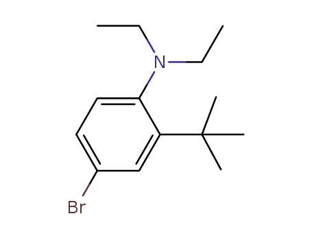 Benzenamine, 4-bromo-2-(1,1-dimethylethyl)-N,N-diethyl-