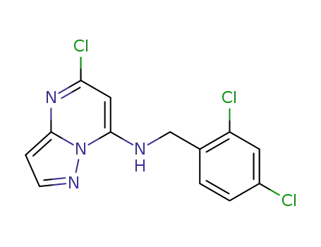 5-chloro-N-(2,4-dichlorobenzyl)pyrazolo[1,5-a]pyrimidin-7-amine