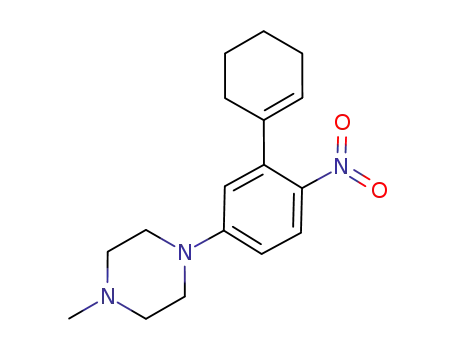 1-(3-cyclohex-1-enyl-4-nitro-phenyl)-4-methyl-piperazine
