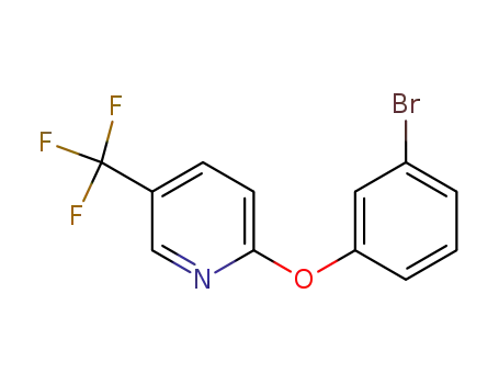 Molecular Structure of 693828-63-6 (2-(3-bromophenoxy)-5-(trifluoromethyl)pyridine)