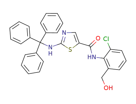 N-[2-클로로-6-(히드록시메틸)페닐]-2-[(트리페닐메틸)아미노]-5-티아졸카르복사미드