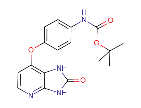 tert-butyl 4-(2-oxo-2,3-dihydro-1H-imidazo[4,5-b]pyridin-7-yl-oxy)phenylcarbamate