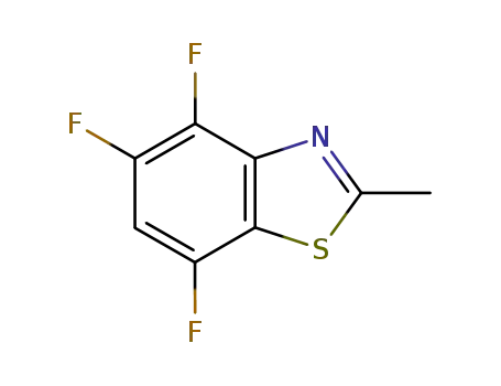 Benzothiazole, 4,5,7-trifluoro-2-methyl- (9CI)