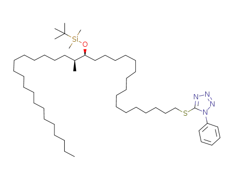 5-[(17S,18S)-17-(tert-butyldimethylsilanyloxy)-18-methylhexatriacontylsulfanyl]-1-phenyl-1H-tetrazole