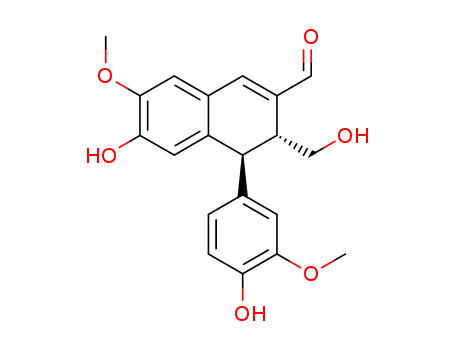 2-Naphthalenecarboxaldehyde,3,4-dihydro-6-hydroxy-4-(4-hydroxy-3-methoxyphenyl)-3-(hydroxymethyl)-7-methoxy-,(3R,4S)-