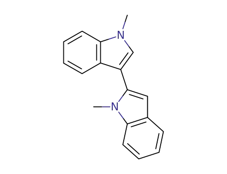 Molecular Structure of 63955-66-8 (1-methyl-2-(1-methylindol-3-yl)indole)