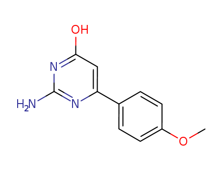 4(1H)-Pyrimidinone, 2-amino-6-(4-methoxyphenyl)-