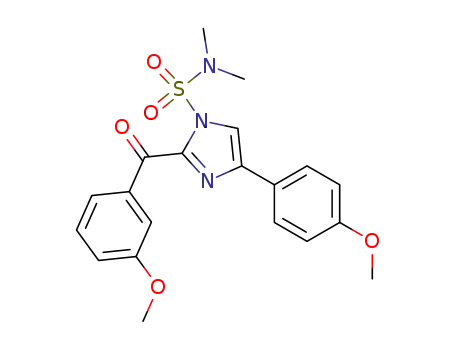 Molecular Structure of 702688-86-6 (1H-Imidazole-1-sulfonamide,
2-(3-methoxybenzoyl)-4-(4-methoxyphenyl)-N,N-dimethyl-)