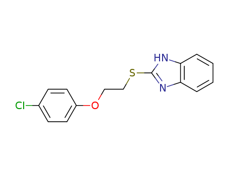 2-([2-(4-CHLOROPHENOXY)ETHYL]THIO)-1H-BENZIMIDAZOLE