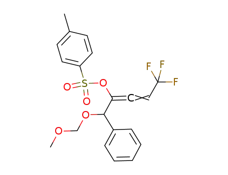 1,1,1-trifluoro-5-[(methoxy)methoxy]-5-phenyl-4-(p-toluenesulfonyloxy)penta-2,3-diene