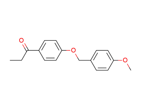 Molecular Structure of 935859-44-2 (1-{4-[(4-methoxybenzyl)oxy]phenyl}propan-1-one)