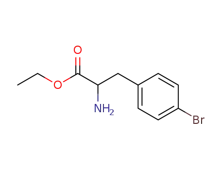 Molecular Structure of 100129-12-2 (Phenylalanine, 4-bromo-, ethyl ester)