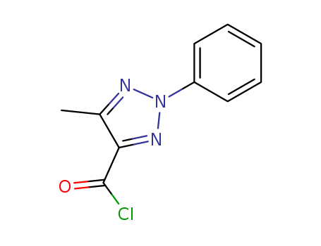 5-Methyl-2-phenyl-2H-1,2,3-triazole-4-carbonyl?chloride