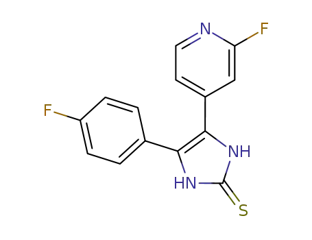 2H-Imidazole-2-thione,
4-(4-fluorophenyl)-5-(2-fluoro-4-pyridinyl)-1,3-dihydro-