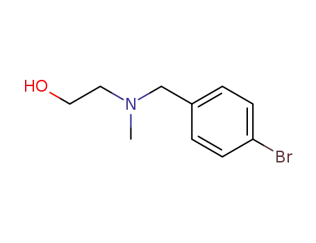 Molecular Structure of 918642-06-5 (2-[(4-bromo-benzyl)-methyl-amino]-ethanol)
