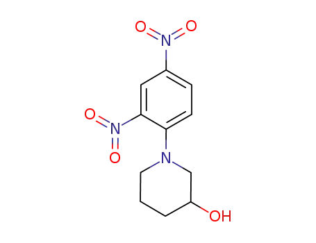Molecular Structure of 1012966-07-2 (1-(2,4-dinitrophenyl)piperidine-3-ol)