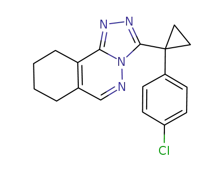 3-(1-(4-chlorophenyl)cyclopropyl)-7,8,9,10-tetrahydro-[1,2,4]triazolo[3,4-a]phthalazine