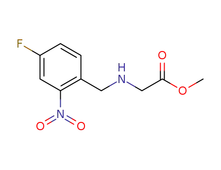 methyl 2-((4-fluoro-2-nitrobenzyl)amino)acetate