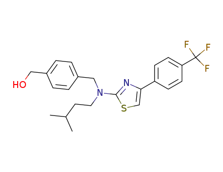 Benzenemethanol,
4-[[(3-methylbutyl)[4-[4-(trifluoromethyl)phenyl]-2-thiazolyl]amino]methyl]-