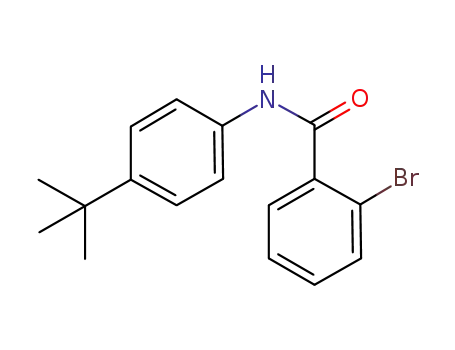 Molecular Structure of 852686-98-7 (2-bromo-N-(4-tert-butylphenyl)benzamide)