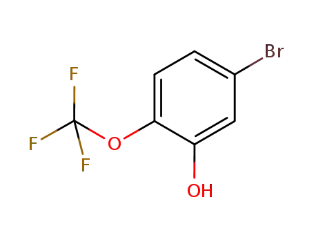 Molecular Structure of 1048963-39-8 (5-BroMo-2-(trifluoroMethoxy)phenol)