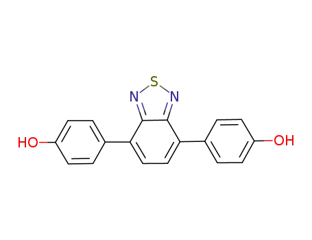 Molecular Structure of 532983-84-9 (Phenol, 4,4'-(2,1,3-benzothiadiazole-4,7-diyl)bis-)