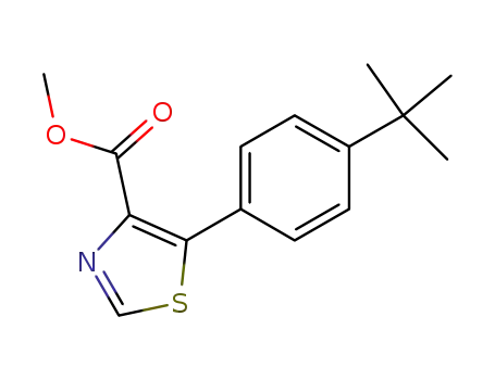 methyl 5-(4-tert-butylphenyl)thiazole-4-carboxylate