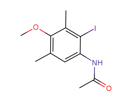 4-acetamido-2,6-dimethyl-5-iodoanisole