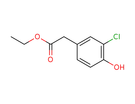 3-chloro-4-hydroxyphenylacetic acid ethyl ester