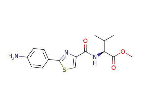 methyl 2-(4-(4-aminophenyl)thiazolidine-2-carboxamido)-3-methylbutanoate