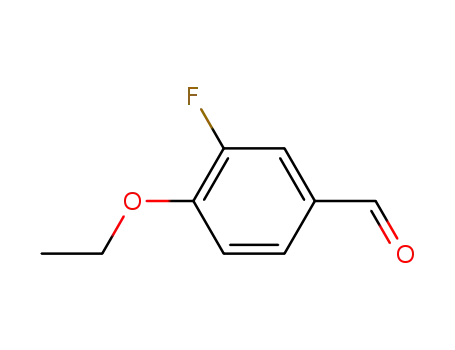 Molecular Structure of 452-00-6 (4-ETHOXY-3-FLUOROBENZALDEHYDE)