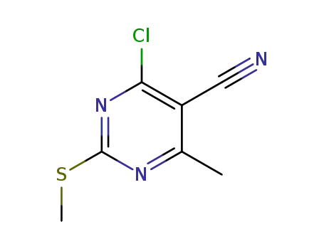 4-Chloro-6-Methyl-2-(Methylthio)pyriMidine-5-carbonitrile