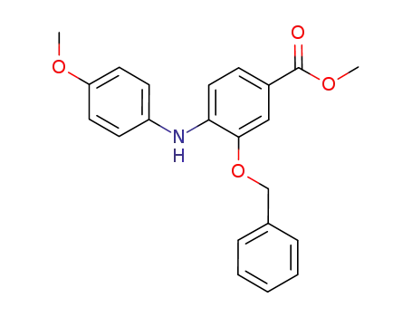 methyl 3-benzyloxy-4-(4-methoxyphenylamino)benzoate