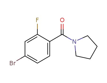 1-[(4-BroMo-2-fluorophenyl)carbonyl]pyrrolidine