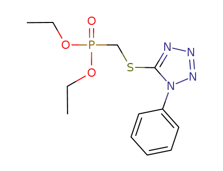α-(diethoxyphosphoryl)methyl 5-(1-phenyl)-1H-tetrazolyl sulfide